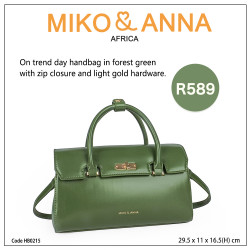 HB0215-Green Women bag 29.5*11*16.5cm