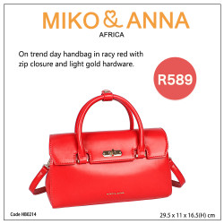 HB0214-Red Women bag 29.5*11*16.5cm