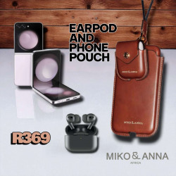 HB0048 Vegan Leather. TAN With Light Gold Hardware.Large Pouch 9(W) x 14(H)cm, Small Pouch 8(W) x 6(H)cm