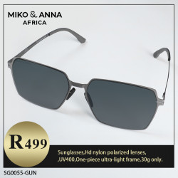 SG0055-Gun Sunglasses, Hd nylon polarized lenses, ,UV400,One-piece ultra-light frame, 30g only.