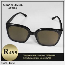 SG0464-Brown Sunglasses,UV400,Hd Nylon Polarized lenses,with TR material lenses