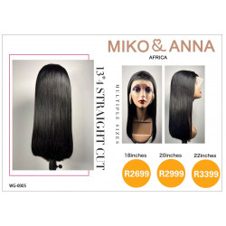 WG-0005 13*4 Straight Cut Wig